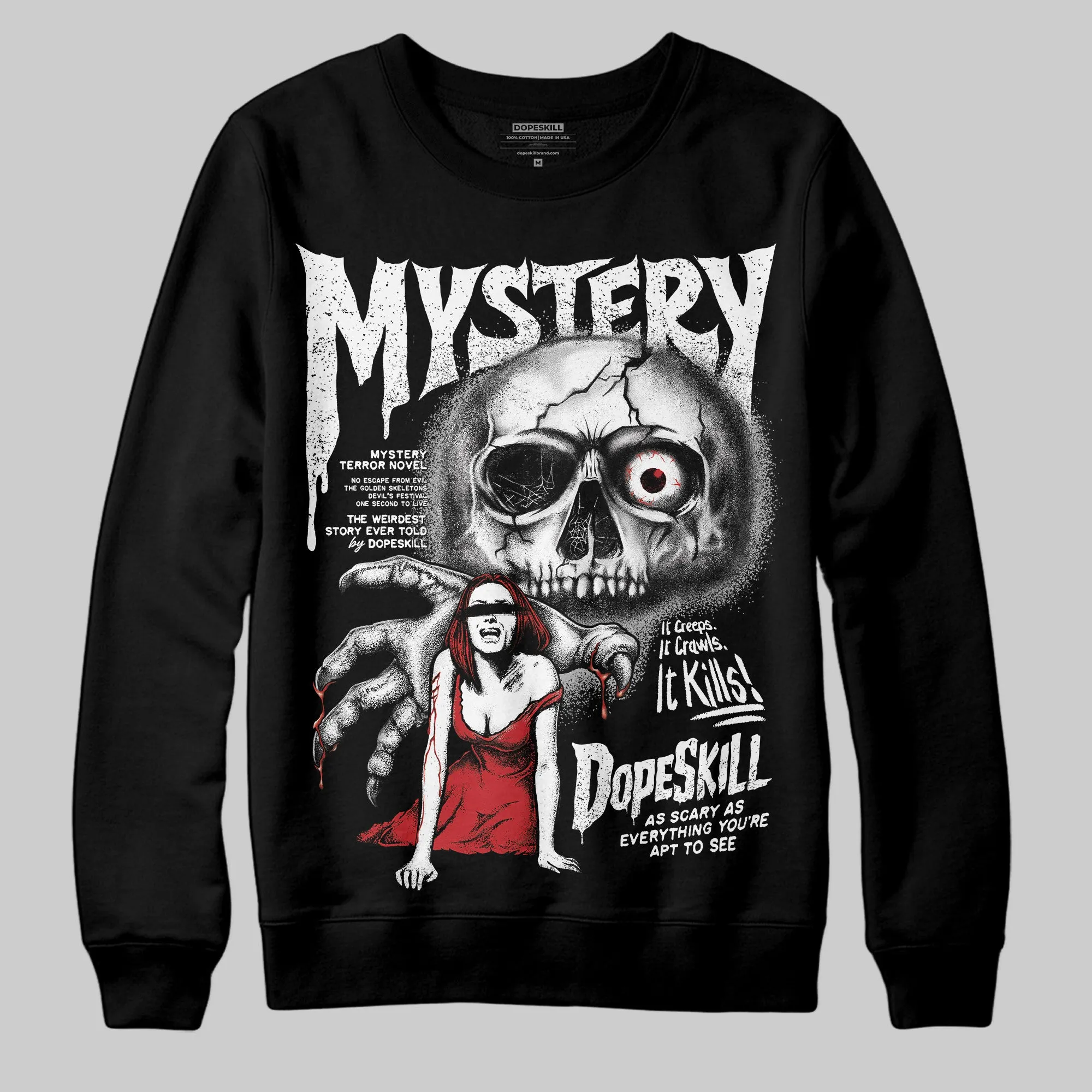 Bred Velvet 11s DopeSkill Sweatshirt Mystery Ghostly Grasp Graphic sold by DopeSkill