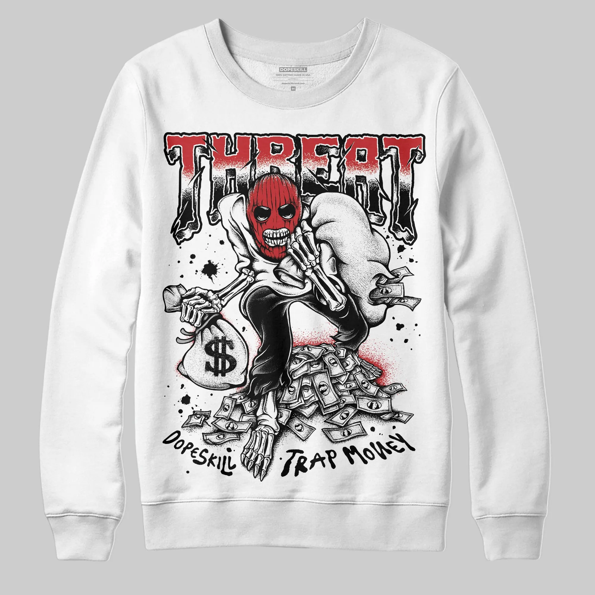 Bred Velvet 11s DopeSkill Sweatshirt Threat Graphic sold by DopeSkill product image thumbnail 2