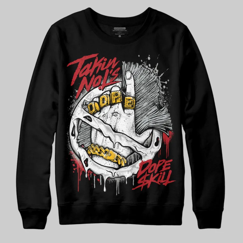Bred Velvet 11s DopeSkill Sweatshirt Takin No L's Graphic sold by DopeSkill
