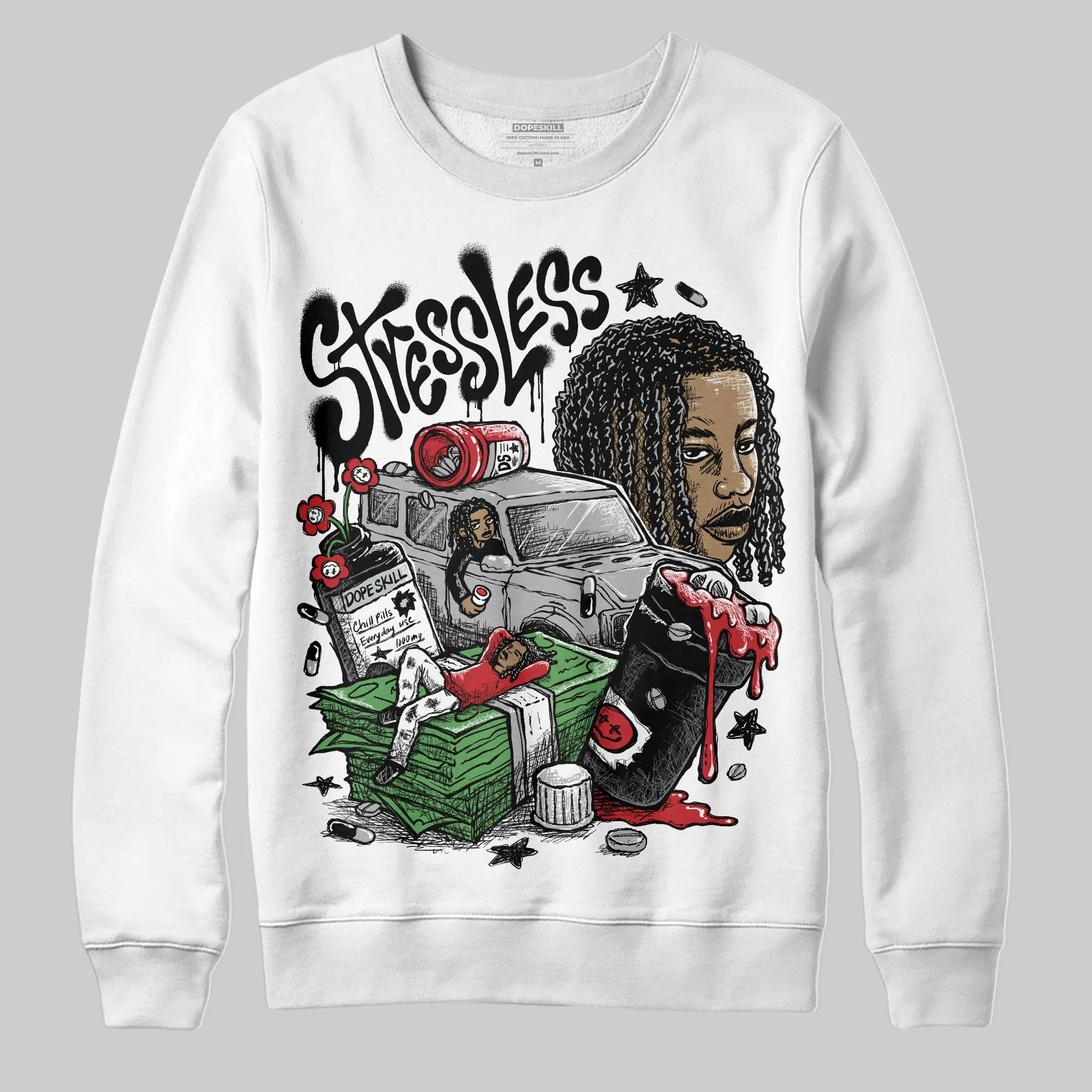 Bred Velvet 11s DopeSkill Sweatshirt Stressless Graphic sold by DopeSkill product image thumbnail 2
