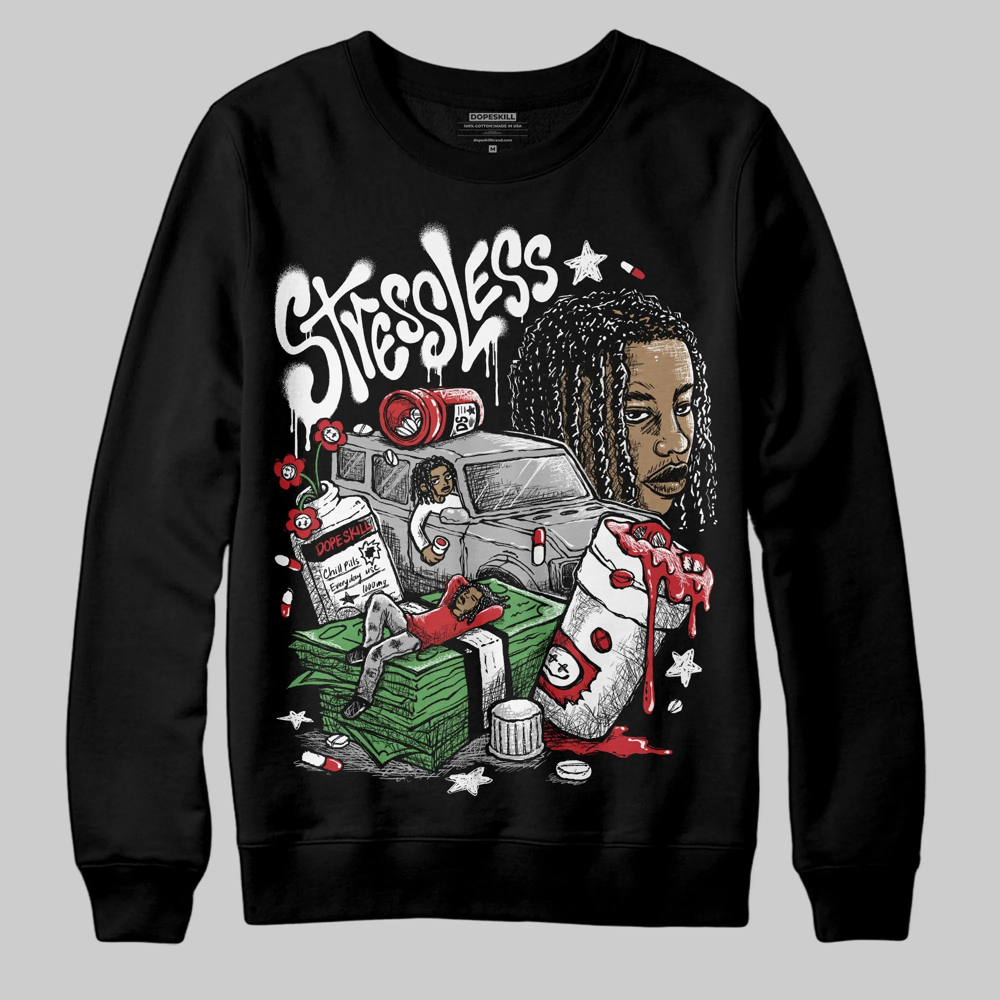 Bred Velvet 11s DopeSkill Sweatshirt Stressless Graphic sold by DopeSkill