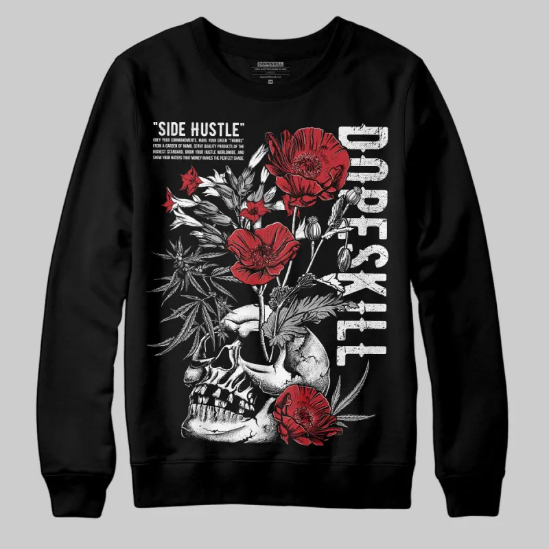 Bred Velvet 11s DopeSkill Sweatshirt Side Hustle Graphic sold by DopeSkill