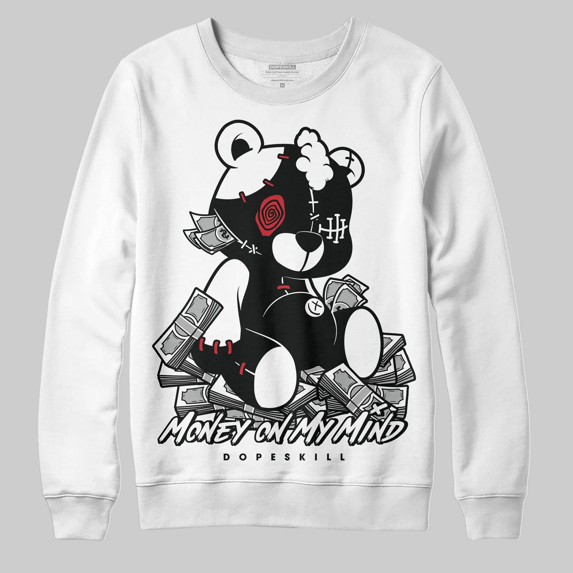 Bred Velvet 11s DopeSkill Sweatshirt MOMM Bear Graphic sold by DopeSkill product image thumbnail 2