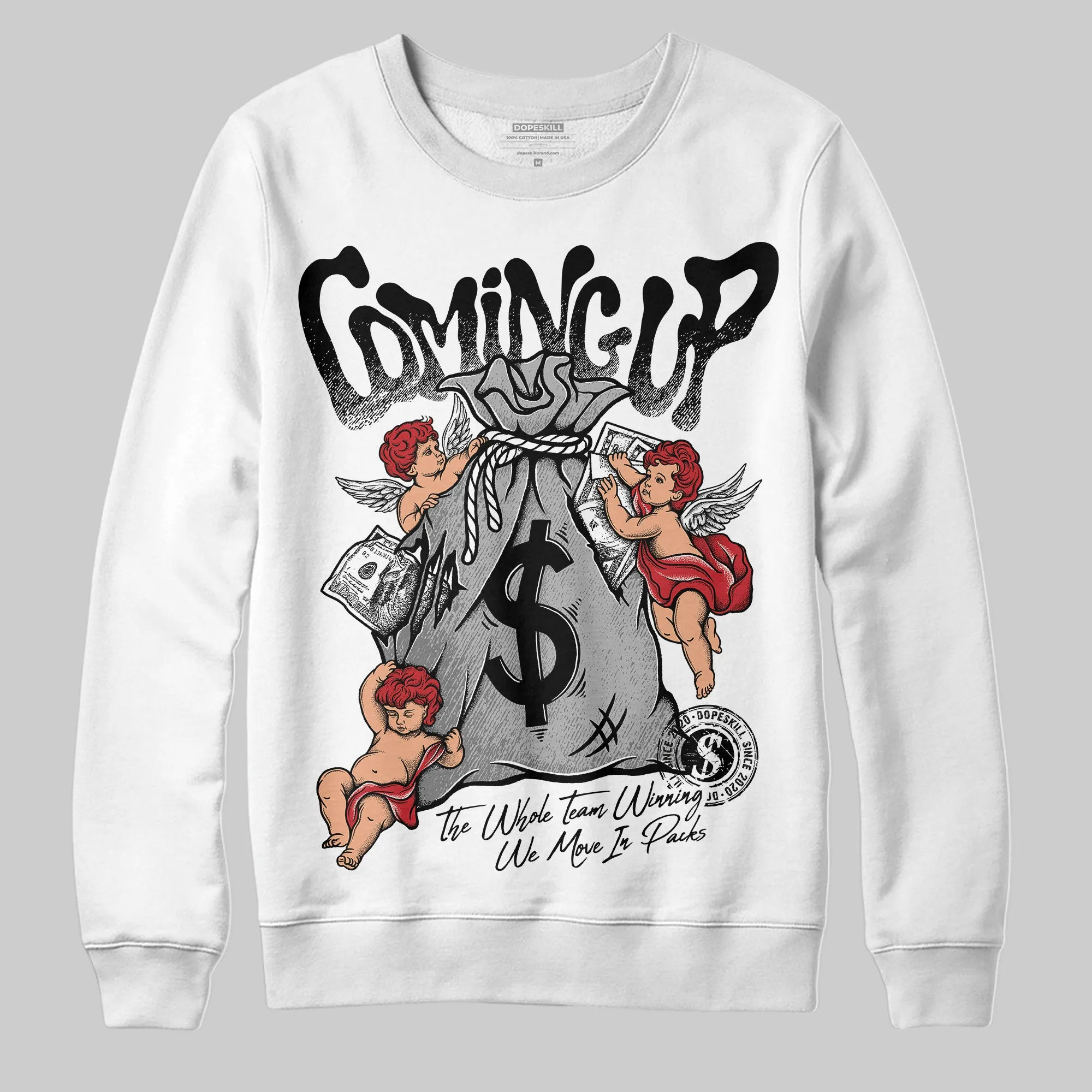 Bred Velvet 11s DopeSkill Sweatshirt Money Bag Coming Up Graphic sold by DopeSkill product image thumbnail 2