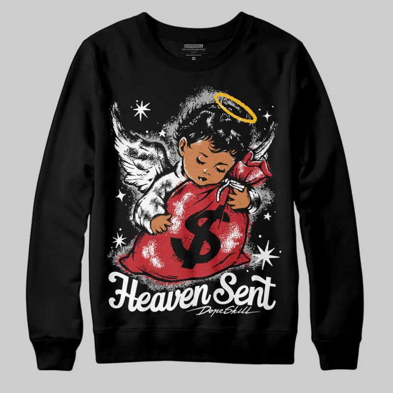Bred Velvet 11s DopeSkill Sweatshirt Heaven Sent Graphic sold by DopeSkill