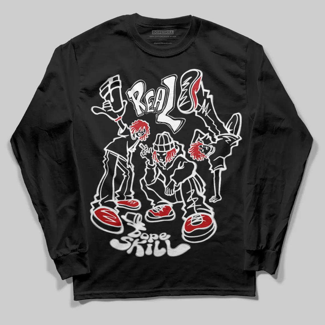 Bred Velvet 11s DopeSkill Long Sleeve T-Shirt Real Y2K Players Graphic sold by DopeSkill
