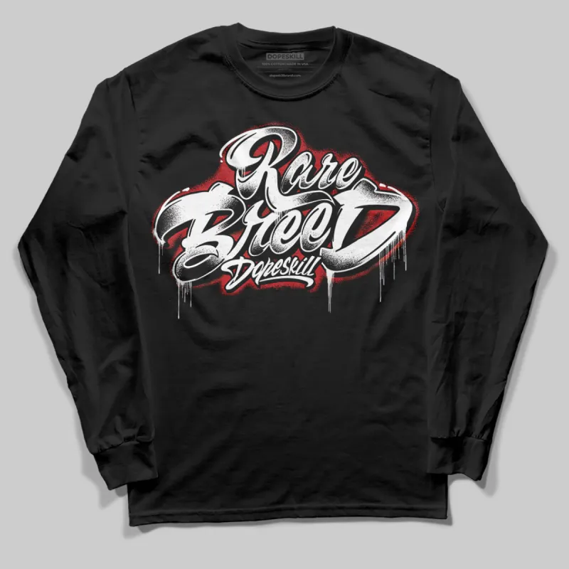 Bred Velvet 11s DopeSkill Long Sleeve T-Shirt Rare Breed Type Graphic sold by DopeSkill