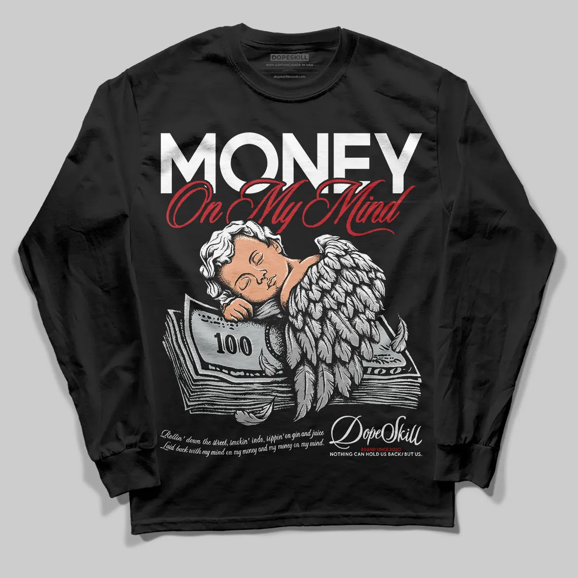Bred Velvet 11s DopeSkill Long Sleeve T-Shirt MOMM Graphic sold by DopeSkill