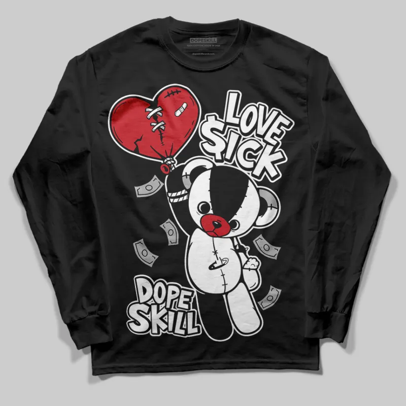 Bred Velvet 11s DopeSkill Long Sleeve T-Shirt Love Sick Graphic sold by DopeSkill