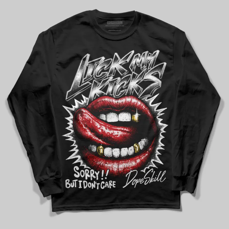 Bred Velvet 11s DopeSkill Long Sleeve T-Shirt Lick My Kicks Graphic sold by DopeSkill