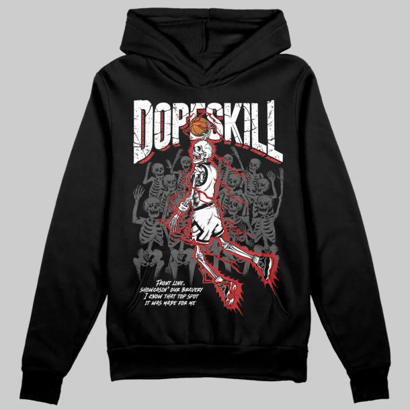 Bred Velvet 11s DopeSkill Hoodie Sweatshirt Thunder Dunk Graphic sold by DopeSkill
