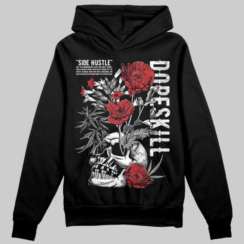 Bred Velvet 11s DopeSkill Hoodie Sweatshirt Side Hustle Graphic sold by DopeSkill