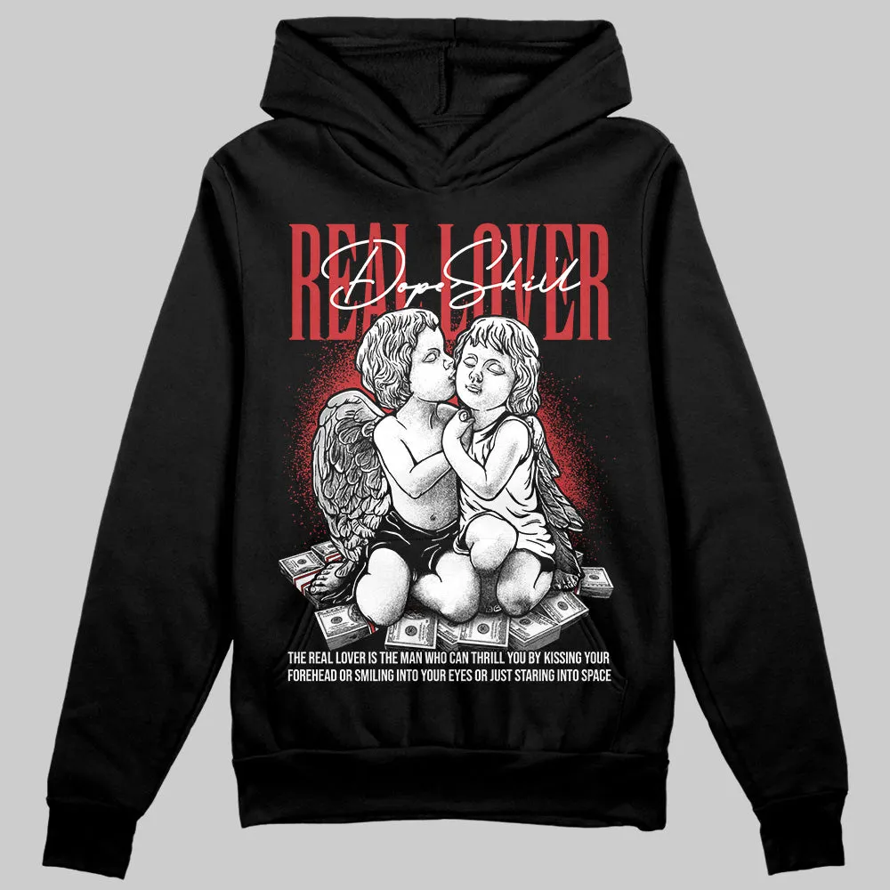 Bred Velvet 11s DopeSkill Hoodie Sweatshirt Real Lover Graphic sold by DopeSkill