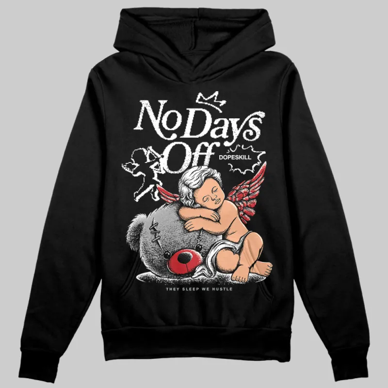 Bred Velvet 11s DopeSkill Hoodie Sweatshirt New No Days Off Graphic sold by DopeSkill
