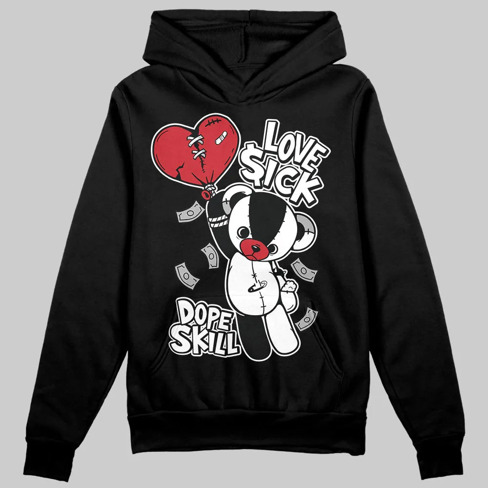 Bred Velvet 11s DopeSkill Hoodie Sweatshirt Love Sick Graphic sold by DopeSkill