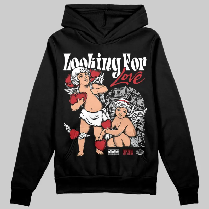 Bred Velvet 11s DopeSkill Hoodie Sweatshirt Looking For Love Graphic sold by DopeSkill