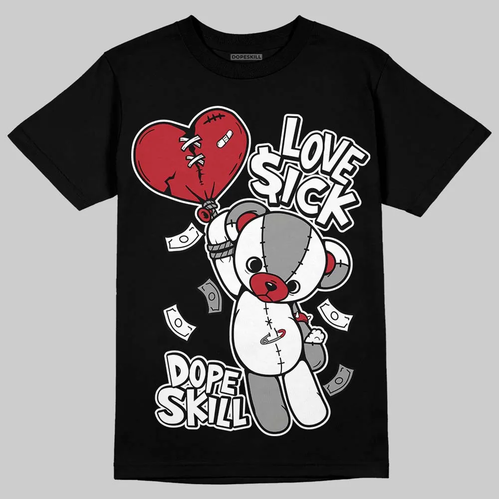 Black Toe 14s DopeSkill T-Shirt Love Sick Graphic sold by DopeSkill product image thumbnail 2