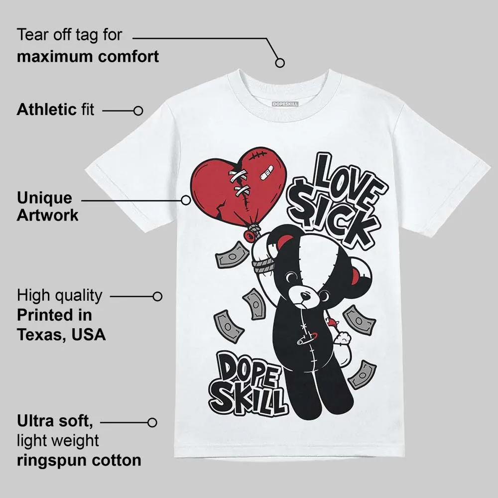 Black Toe 14s DopeSkill T-Shirt Love Sick Graphic sold by DopeSkill product image thumbnail 3