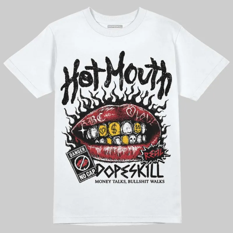 Black Toe 14s DopeSkill T-Shirt Hot Mouth Graphic sold by DopeSkill