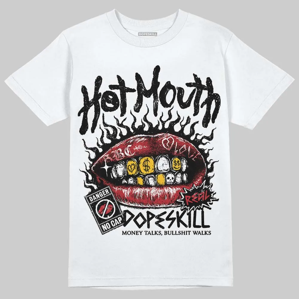 Black Toe 14s DopeSkill T-Shirt Hot Mouth Graphic sold by DopeSkill