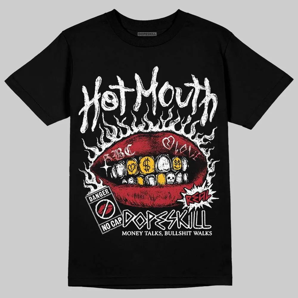 Black Toe 14s DopeSkill T-Shirt Hot Mouth Graphic sold by DopeSkill product image thumbnail 2
