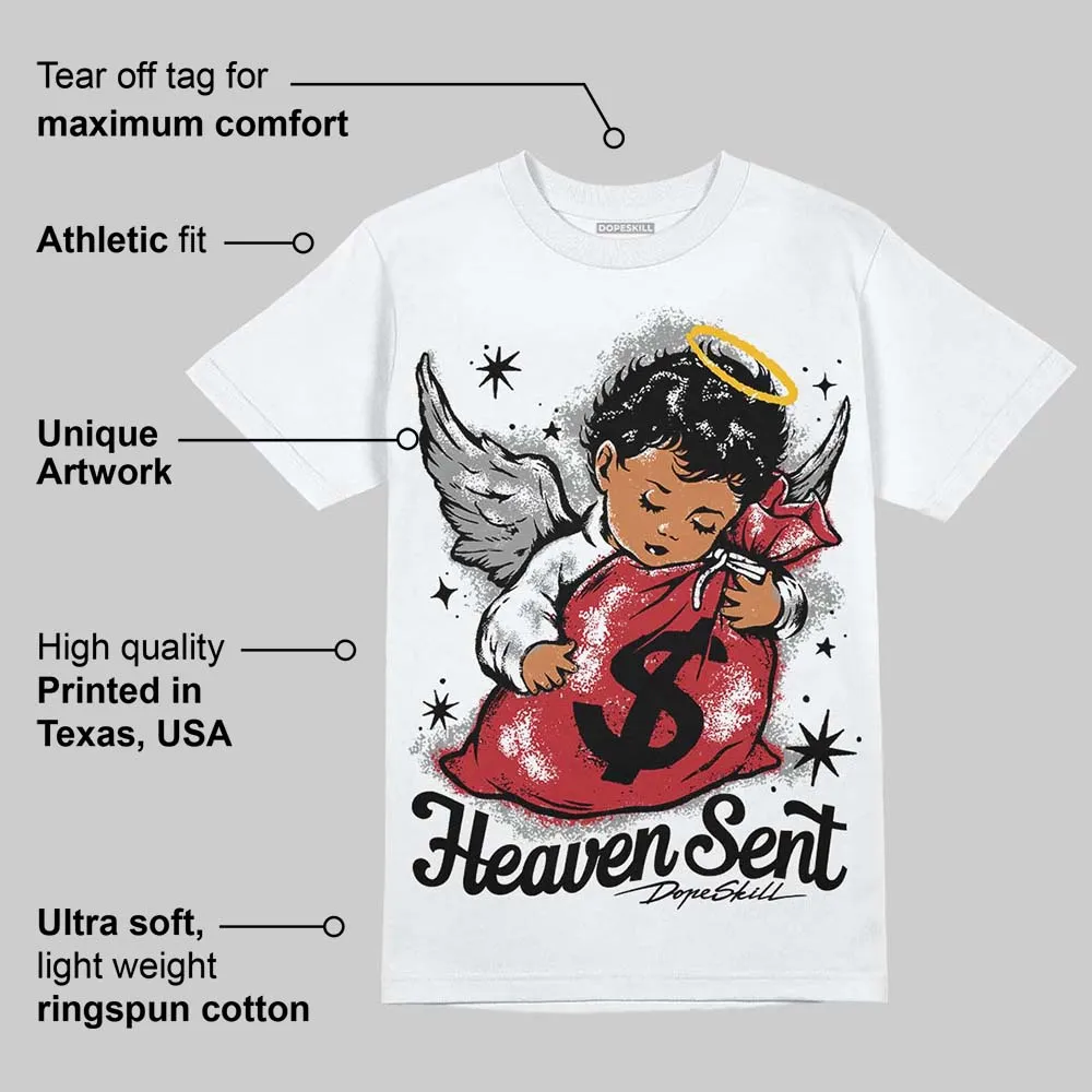 Black Toe 14s DopeSkill T-Shirt Heaven Sent Graphic sold by DopeSkill product image thumbnail 3