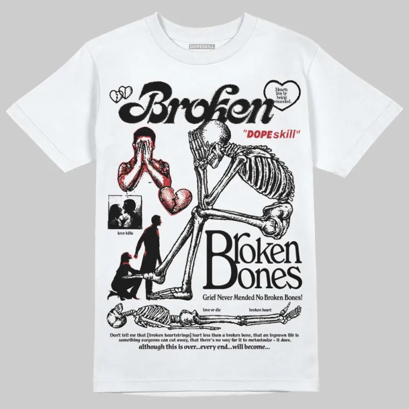 Black Toe 14s DopeSkill T-Shirt Broken Bones Graphic sold by DopeSkill