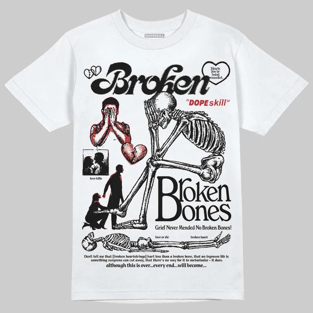 Black Toe 14s DopeSkill T-Shirt Broken Bones Graphic sold by DopeSkill