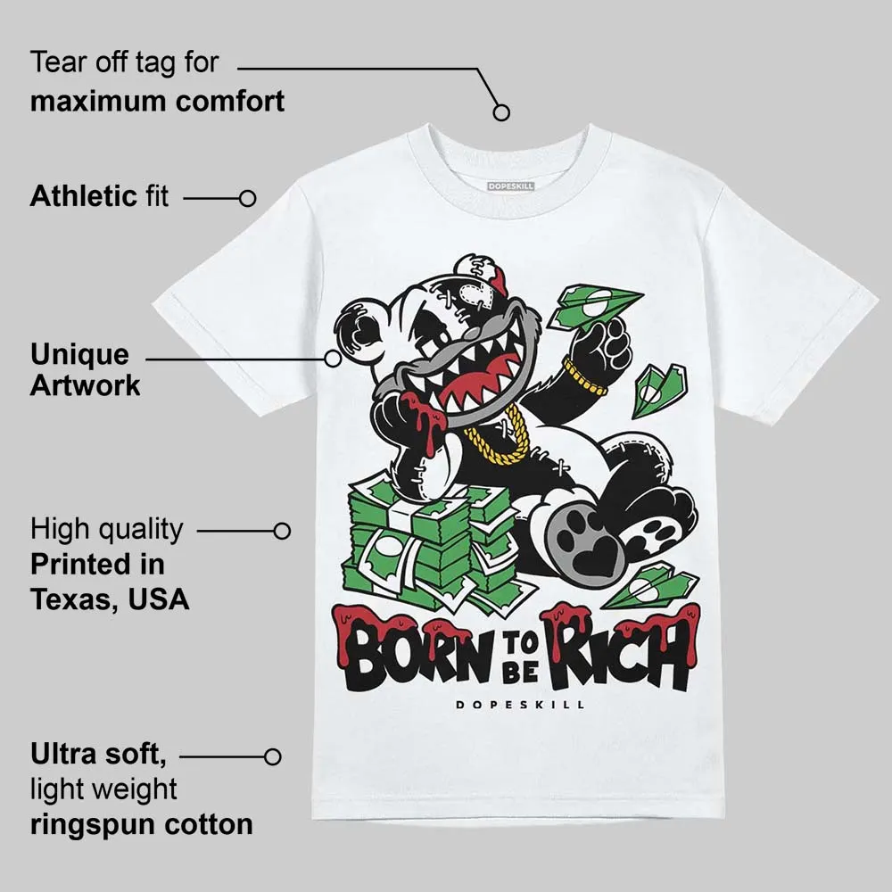 Black Toe 14s DopeSkill T-Shirt Born To Be Rich Graphic sold by DopeSkill product image thumbnail 3