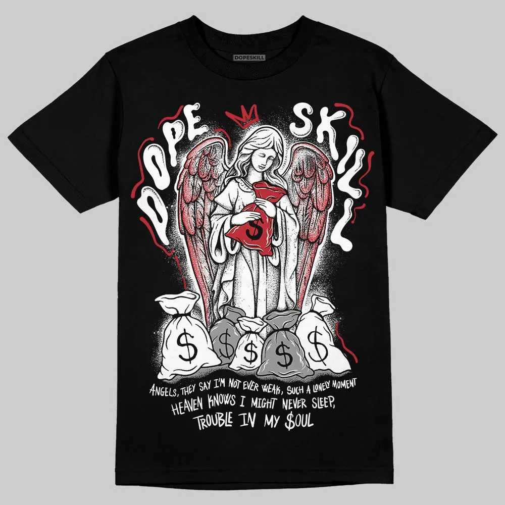 Black Toe 14s DopeSkill T-Shirt Angels Graphic sold by DopeSkill product image thumbnail 2