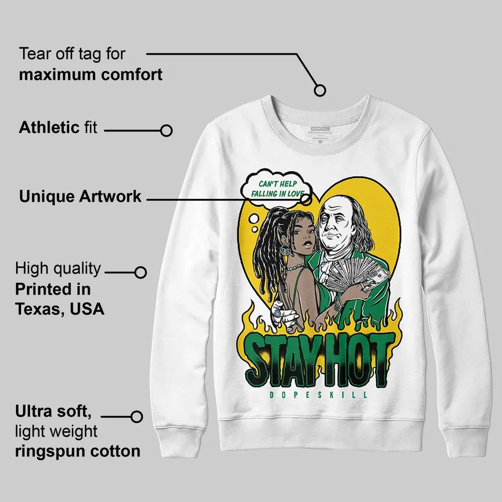 Lucky Green 5s DopeSkill Sweatshirt Stay Hot Graphic sold by DopeSkill product image thumbnail 3