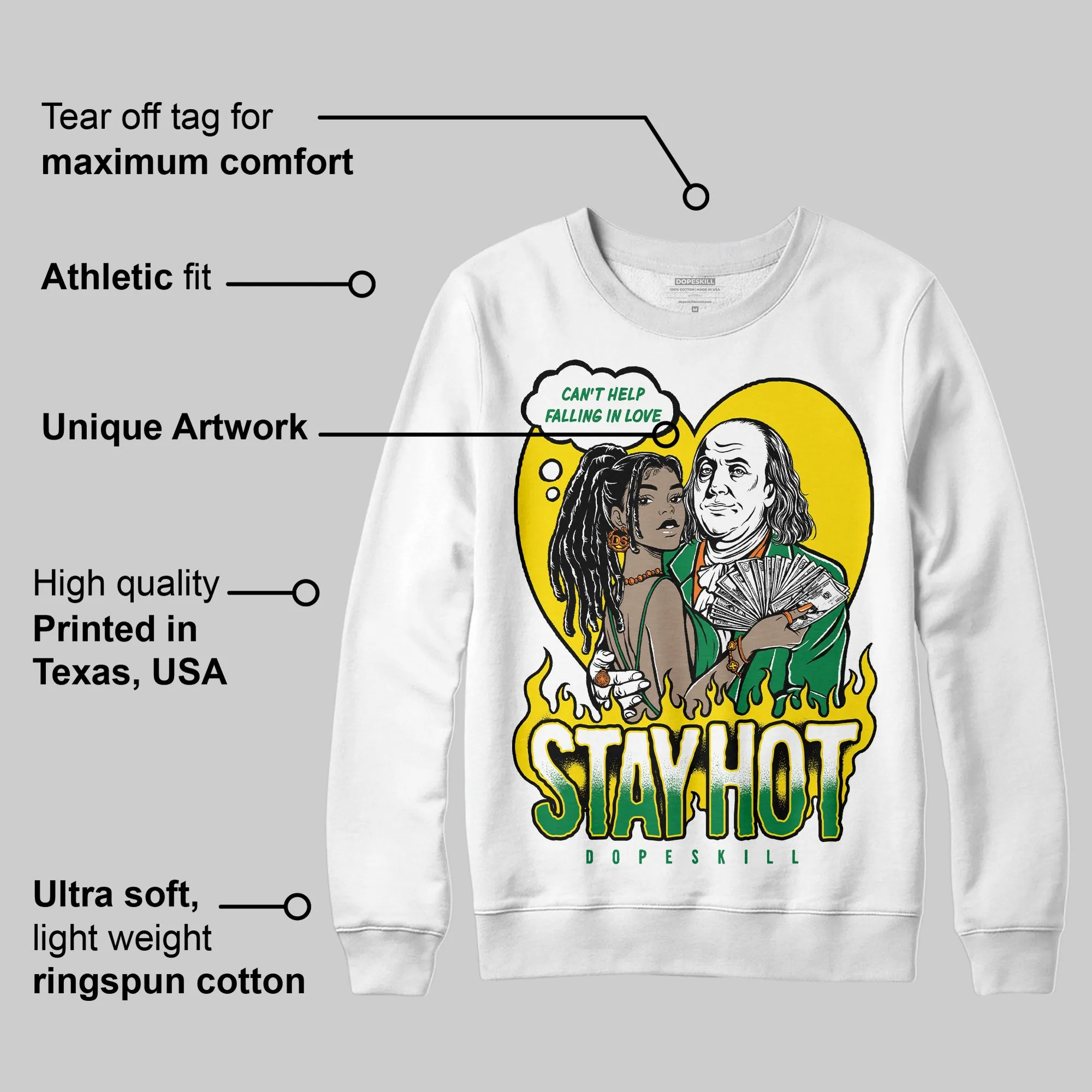 Dunk Reverse Brazil DopeSkill Sweatshirt Stay Hot Graphic sold by DopeSkill product image thumbnail 3