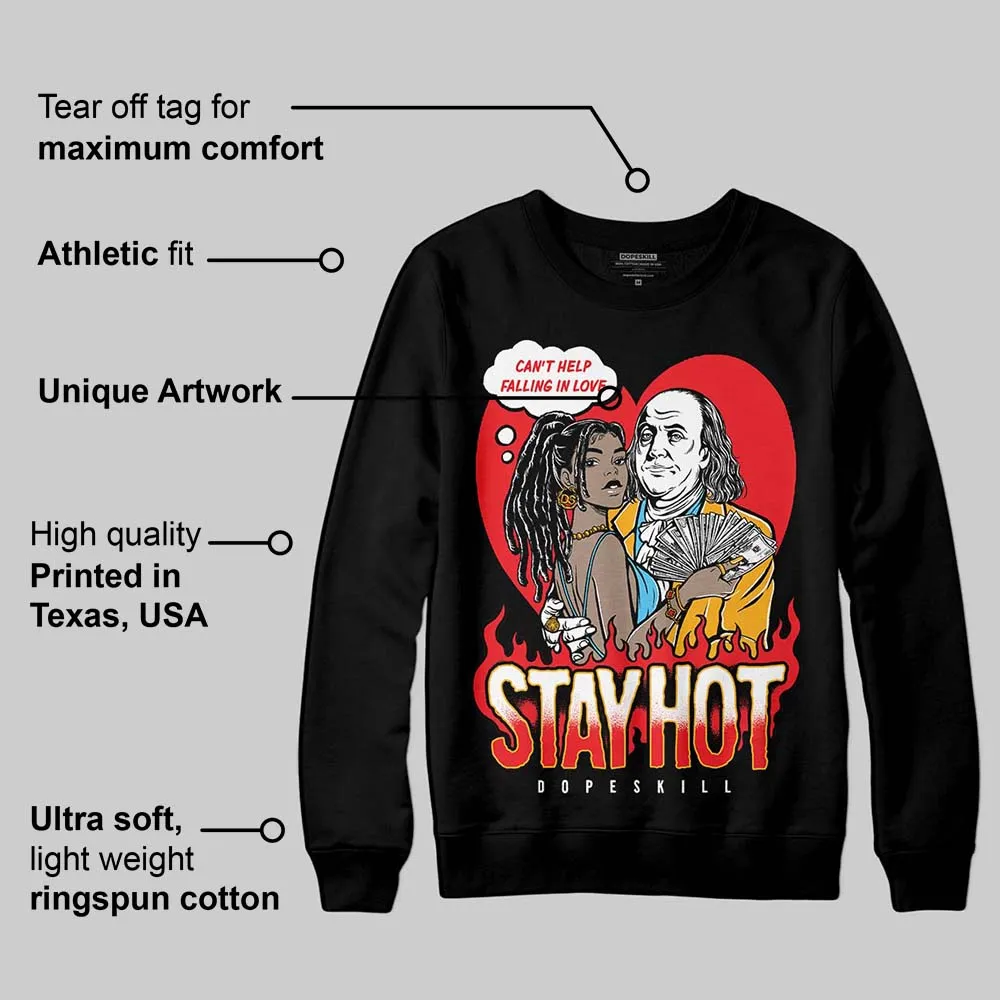 Red Collection DopeSkill Sweatshirt Stay Hot Graphic sold by DopeSkill product image thumbnail 3