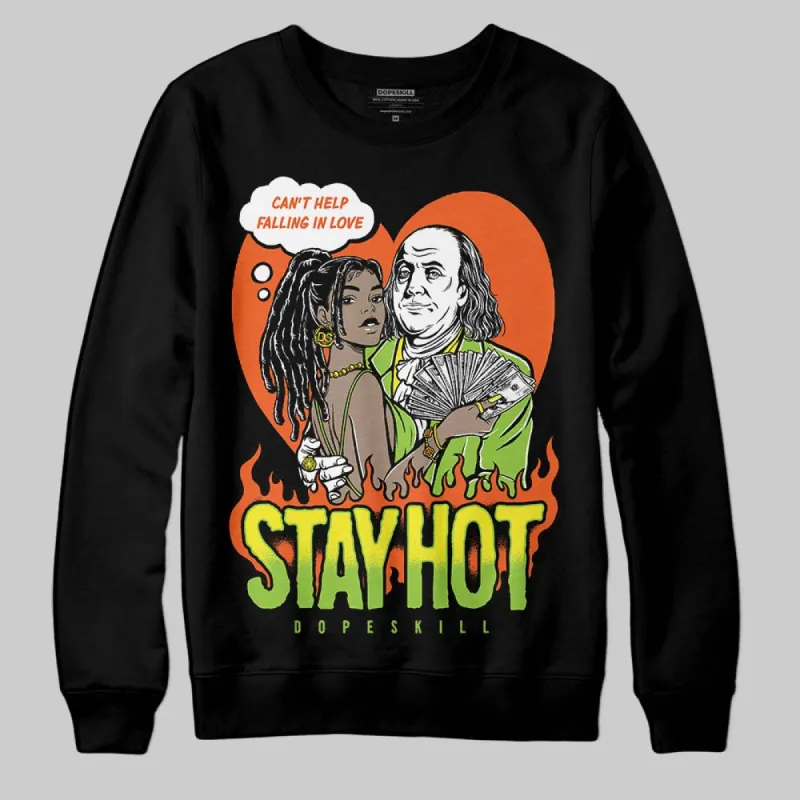 Neon Green Collection DopeSkill Sweatshirt Stay Hot Graphic sold by DopeSkill