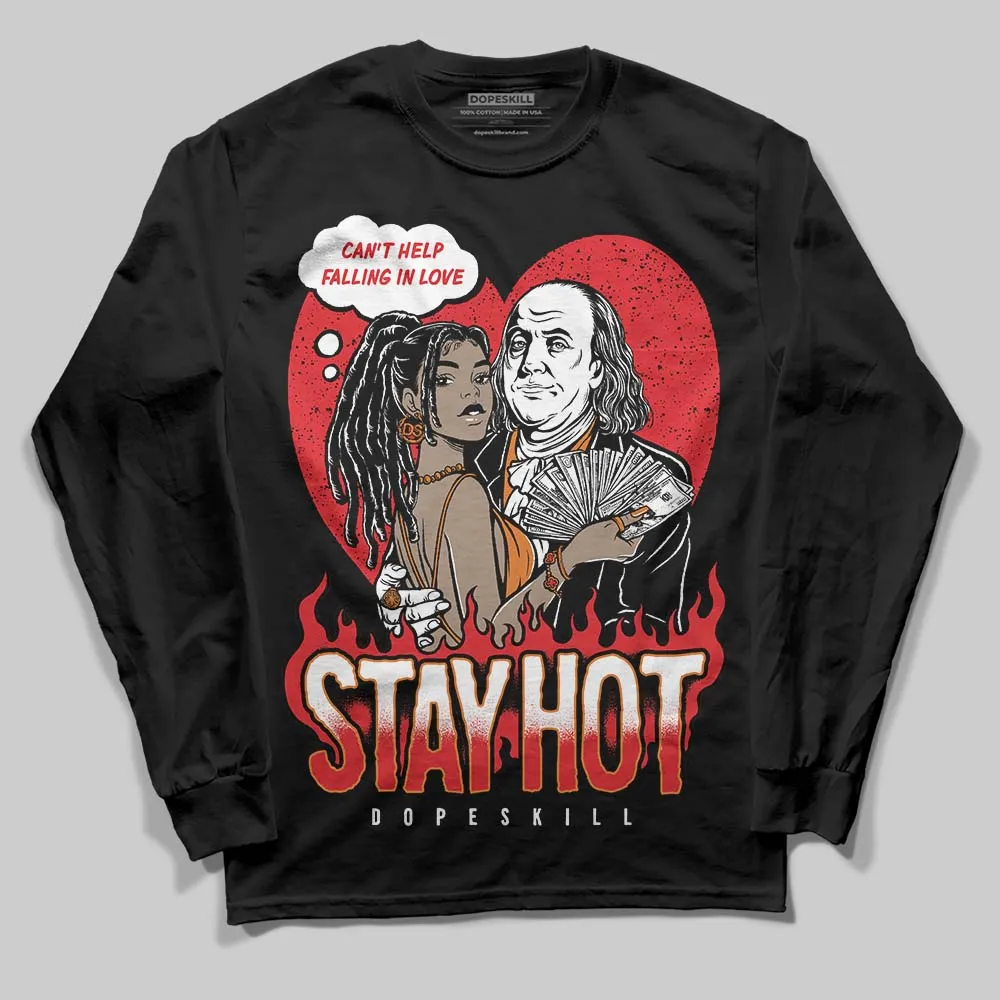 Red Cement 4S DopeSkill Long Sleeve T-Shirt Stay Hot Graphic sold by DopeSkill product image thumbnail 2