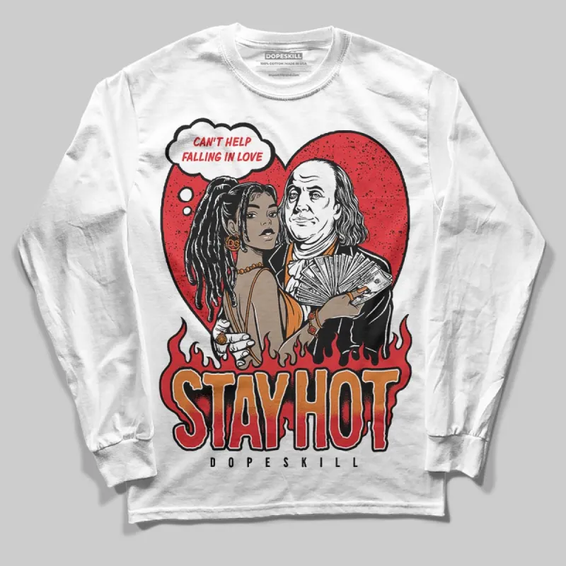 Red Cement 4S DopeSkill Long Sleeve T-Shirt Stay Hot Graphic sold by DopeSkill