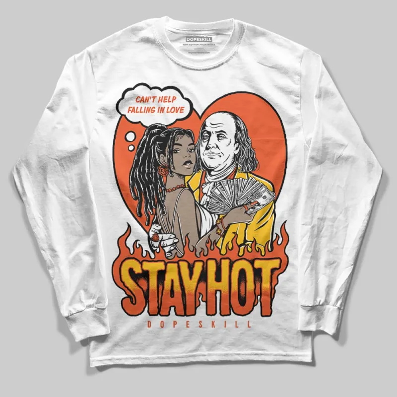 Orange Milk DopeSkill Long Sleeve T-Shirt Stay Hot Graphic sold by DopeSkill