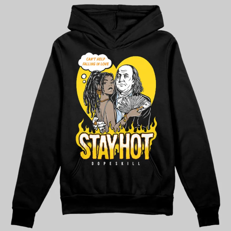Yellow Ochre 6s DopeSkill Hoodie Sweatshirt Stay Hot Graphic sold by DopeSkill