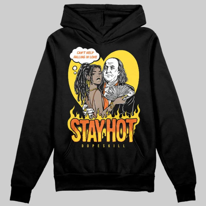 Black Tour Yellow AJ 4 Thunder DopeSkill Hoodie Sweatshirt Stay Hot Graphic sold by DopeSkill