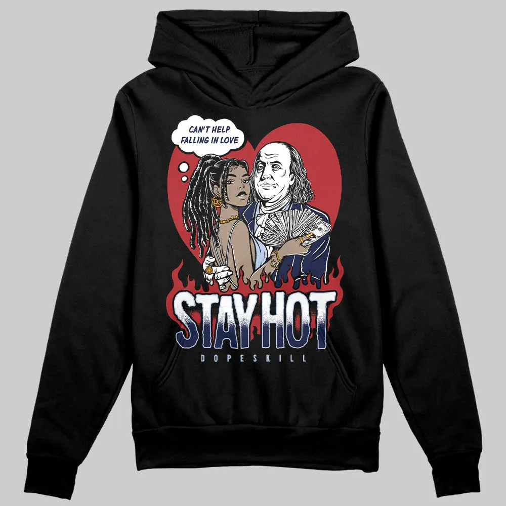 Midnight Navy 3s DopeSkill Hoodie Sweatshirt Stay Hot Graphic sold by DopeSkill product image thumbnail 2