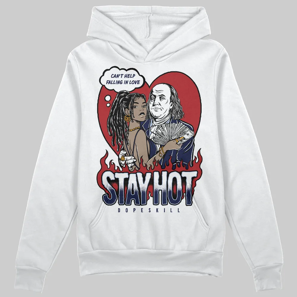 Midnight Navy 3s DopeSkill Hoodie Sweatshirt Stay Hot Graphic sold by DopeSkill
