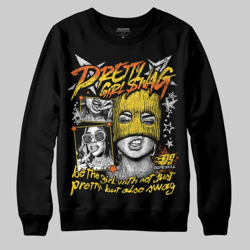 Black Tour Yellow AJ 4 Thunder DopeSkill Sweatshirt Pretty Girl Swag Graphic sold by DopeSkill