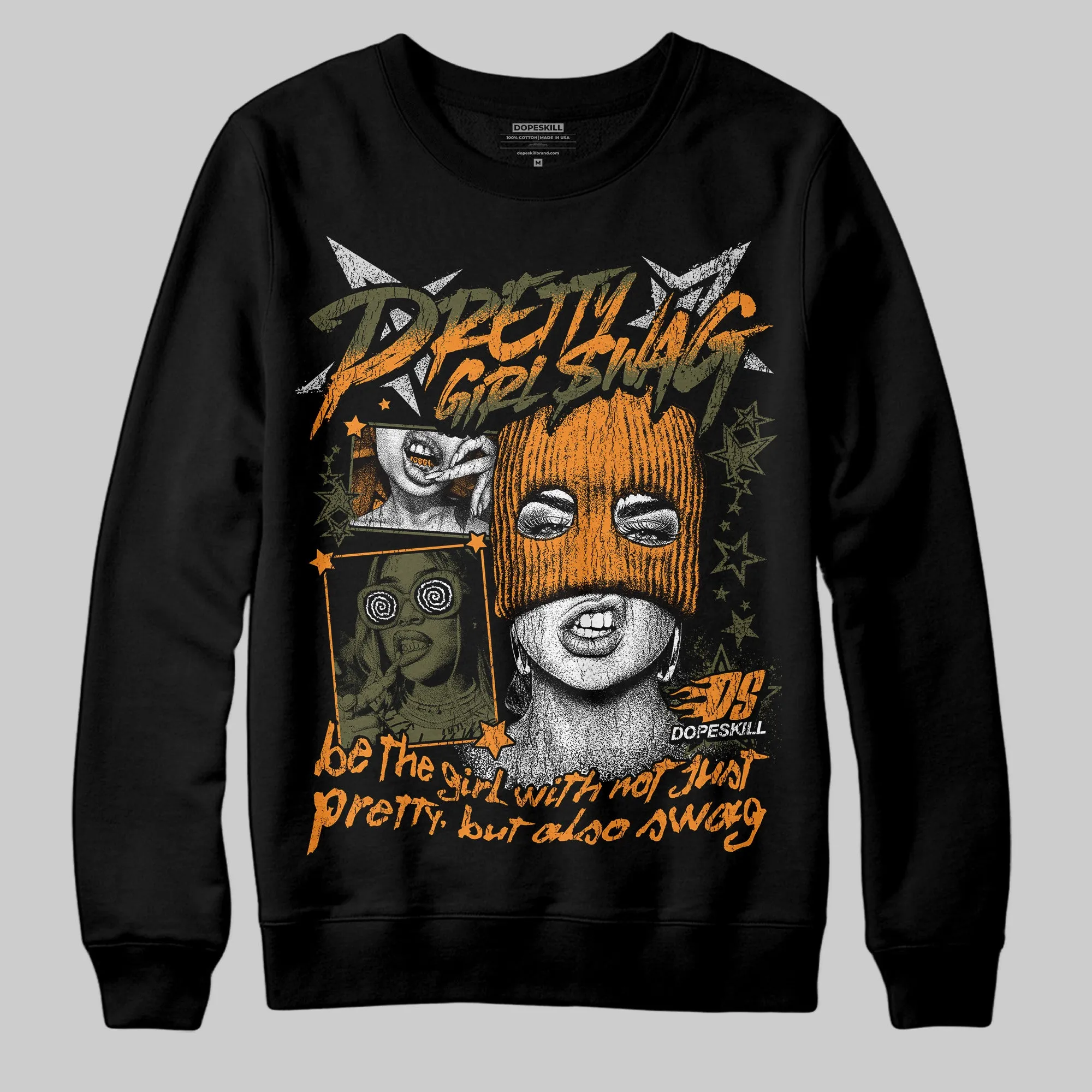 Olive 5s DopeSkill Sweatshirt Pretty Girl Swag Graphic sold by DopeSkill product image thumbnail 2