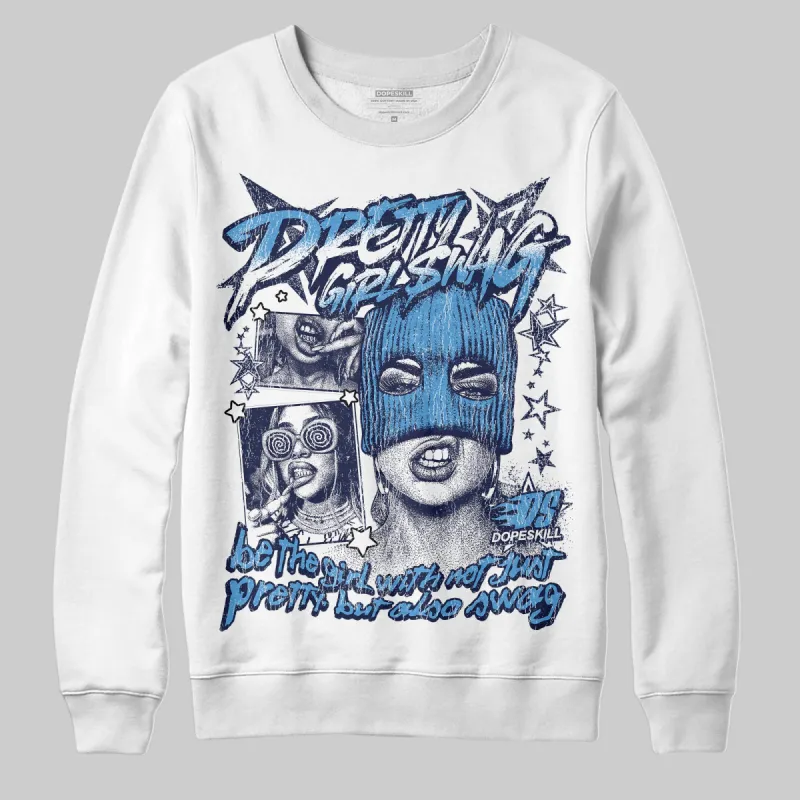 Midnight Navy 3s DopeSkill Sweatshirt Pretty Girl Swag Graphic sold by DopeSkill