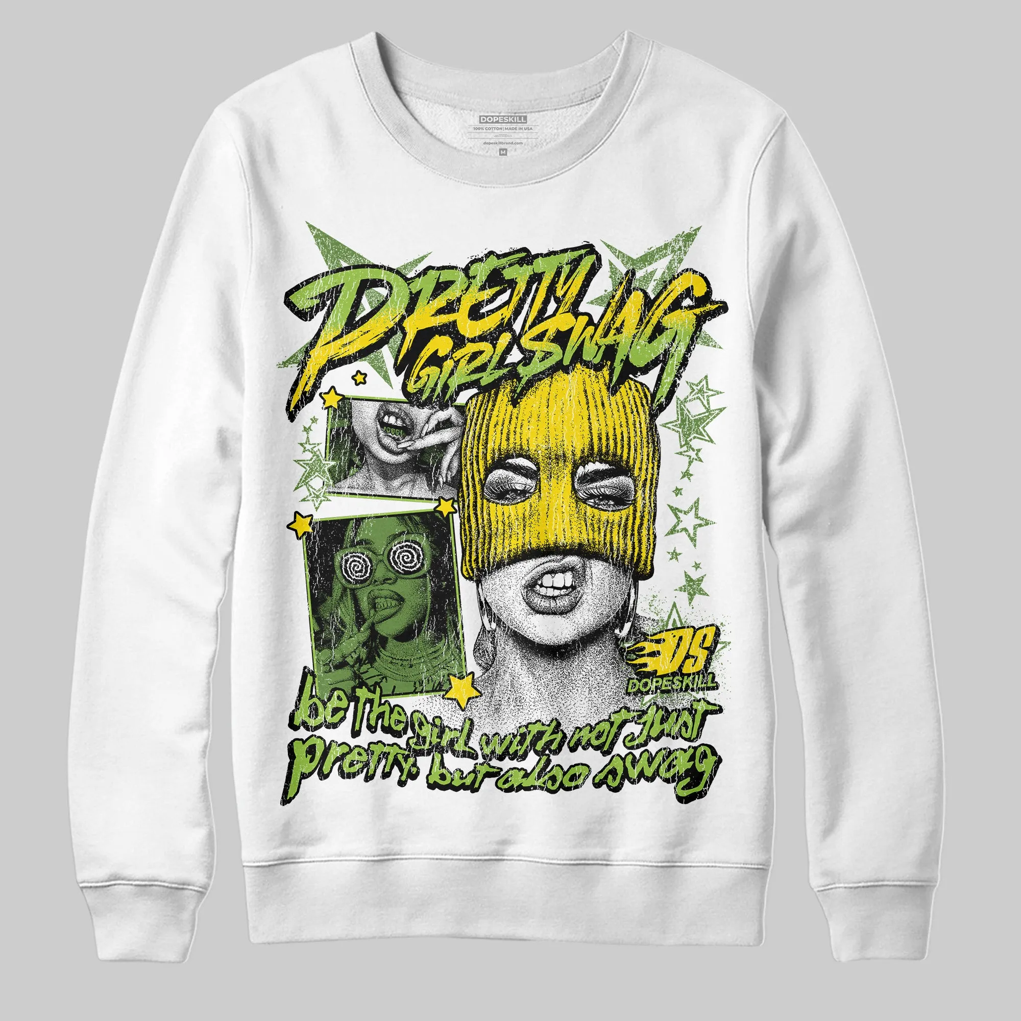 Dunk 'Chlorophyll' DopeSkill Sweatshirt Pretty Girl Swag Graphic sold by DopeSkill