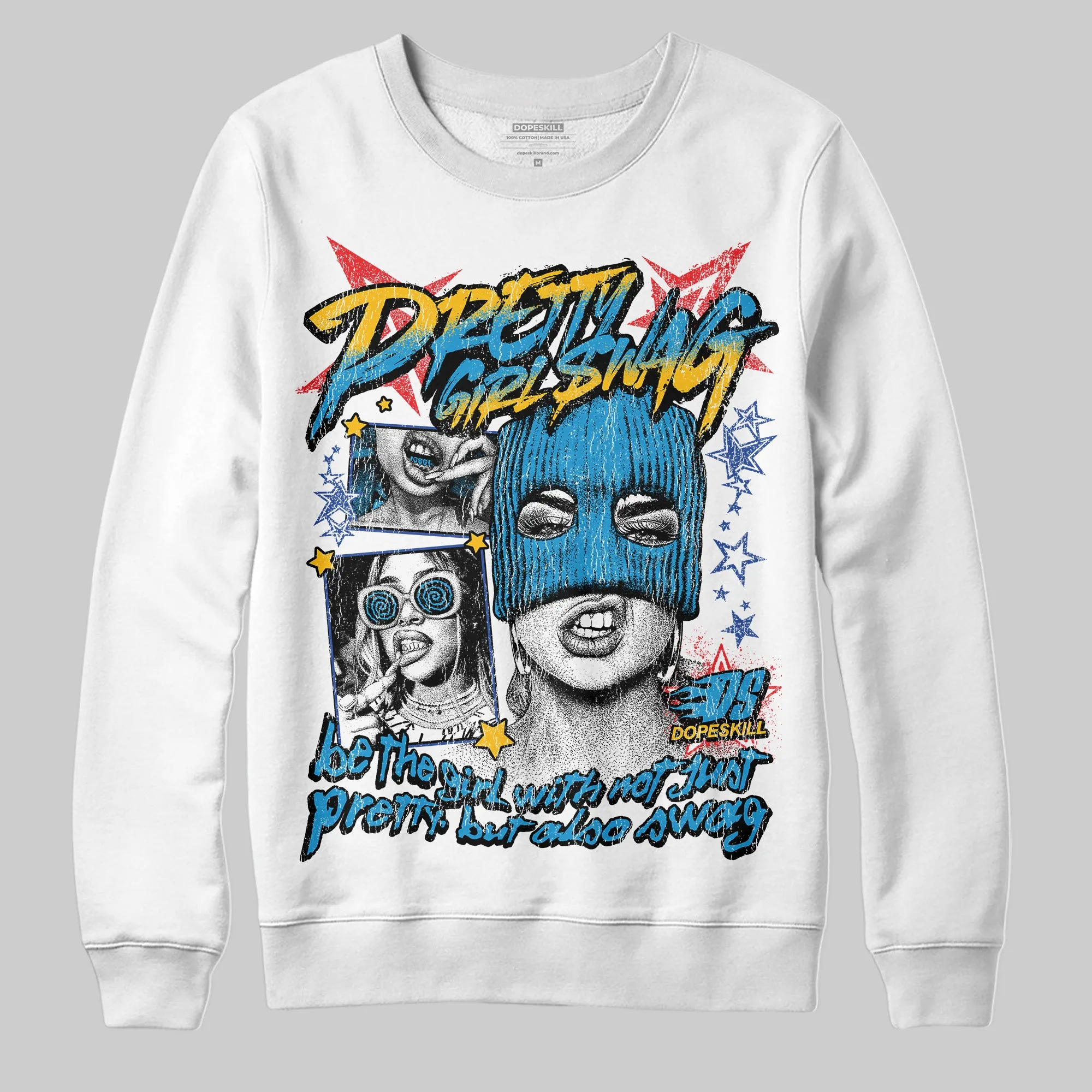 Royal Blue Collection DopeSkill Sweatshirt Pretty Girl Swag Graphic sold by DopeSkill