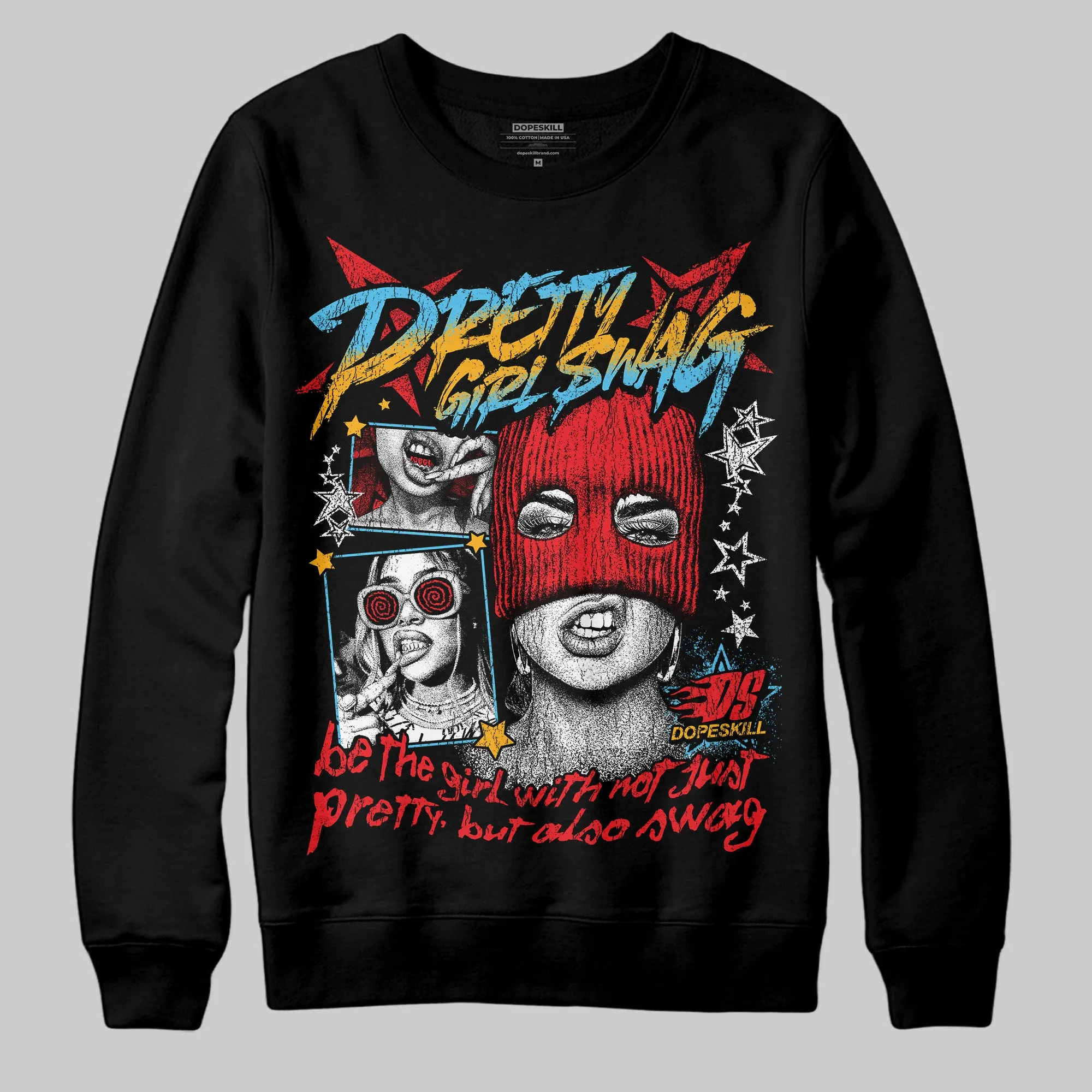Red Collection DopeSkill Sweatshirt Pretty Girl Swag Graphic sold by DopeSkill