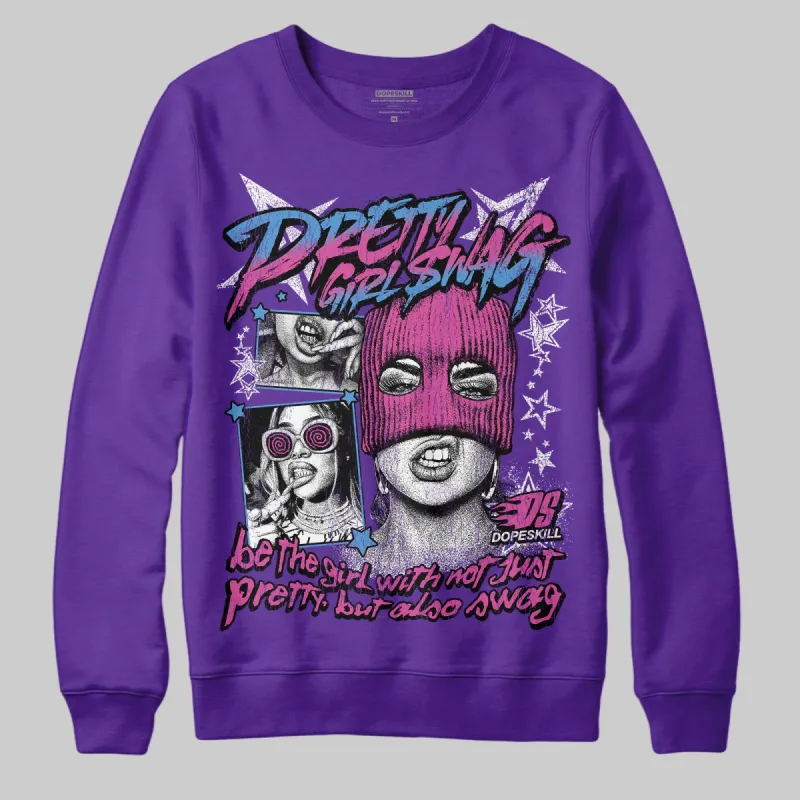 PURPLE Collection DopeSkill Purple Sweatshirt Pretty Girl Swag Graphic sold by DopeSkill