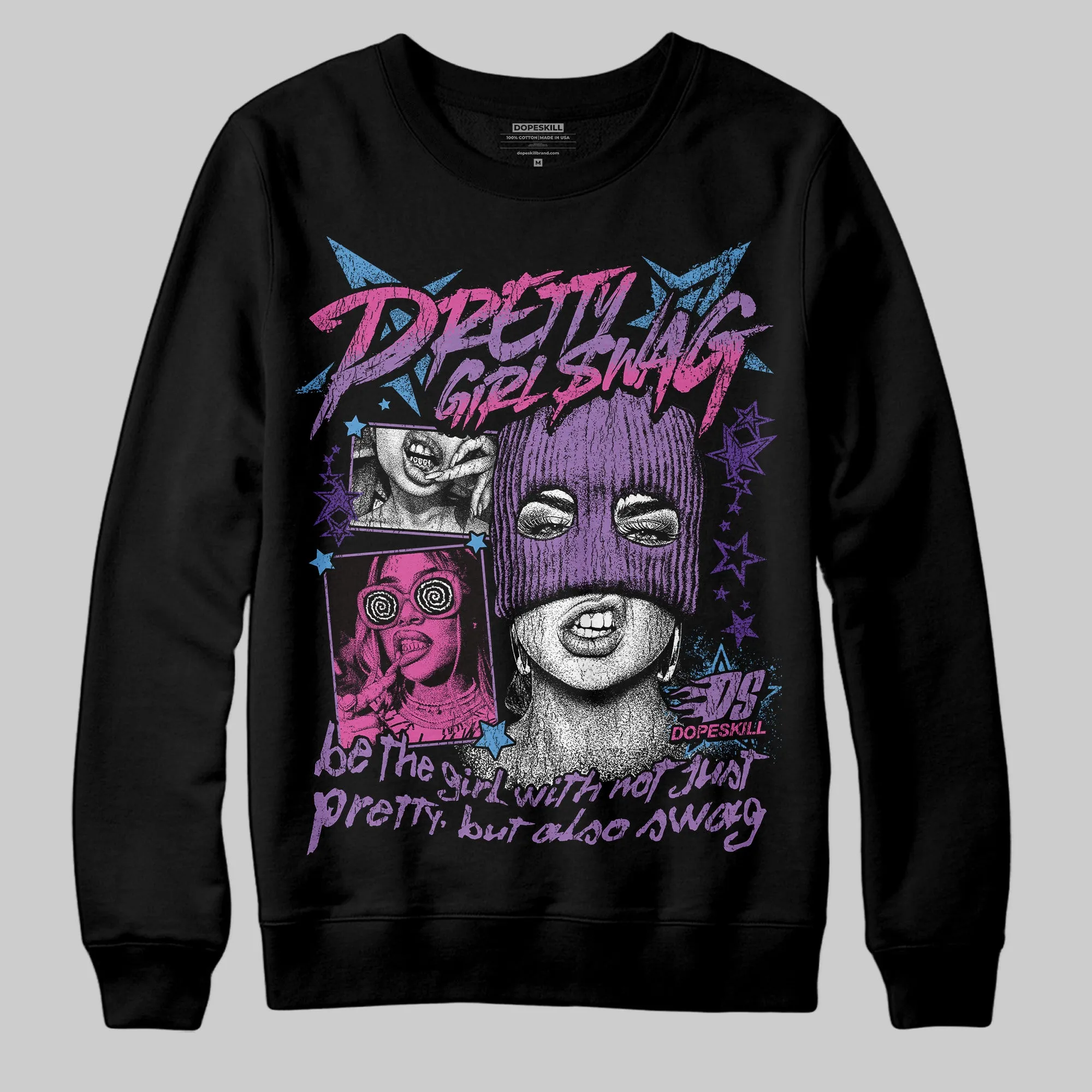 PURPLE Collection DopeSkill Sweatshirt Pretty Girl Swag Graphic sold by DopeSkill