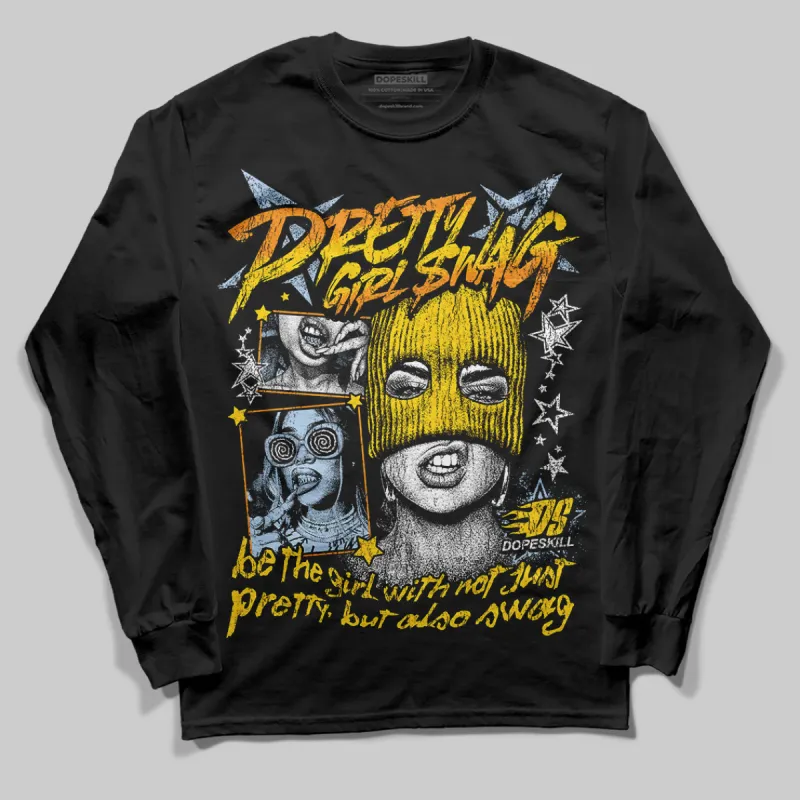 Yellow Ochre 6s DopeSkill Long Sleeve T-Shirt Pretty Girl Swag Graphic sold by DopeSkill